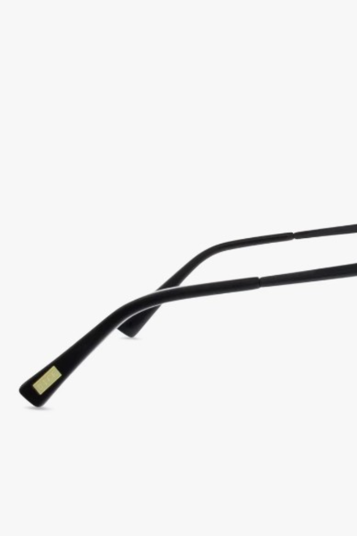 Becky - Black + Flash Grey Gradient Sunglasses