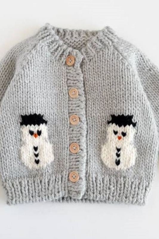 Snowman Cardigan