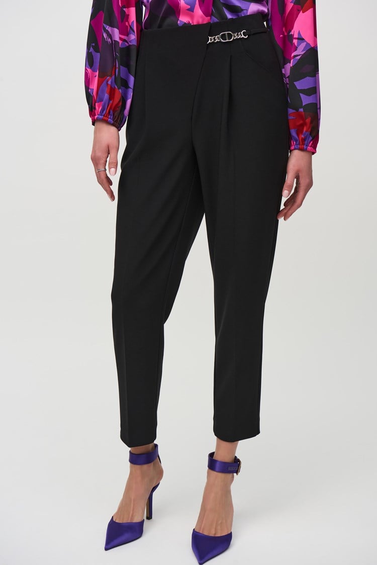 Silky Knit Crop Pull-On Pants