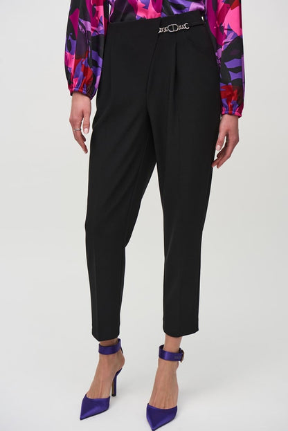 Silky Knit Crop Pull-On Pants