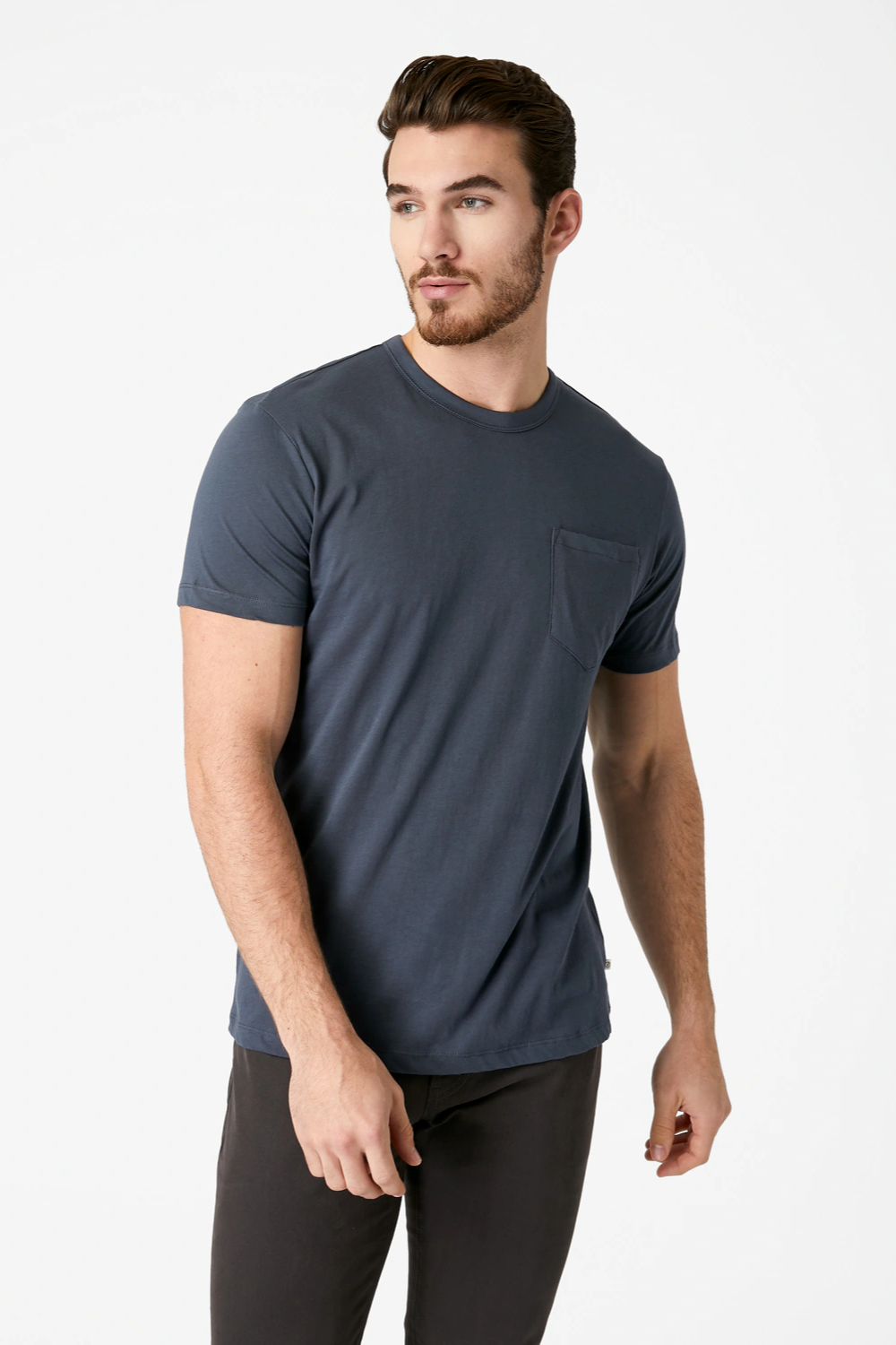 Anthology Supima Pocket T-Shirt - Carbon
