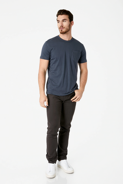 Anthology Supima Pocket T-Shirt - Carbon