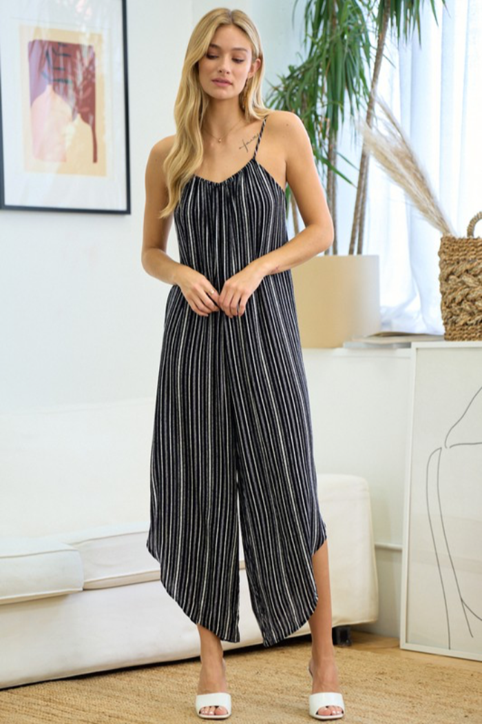 Striped Jumpsuit