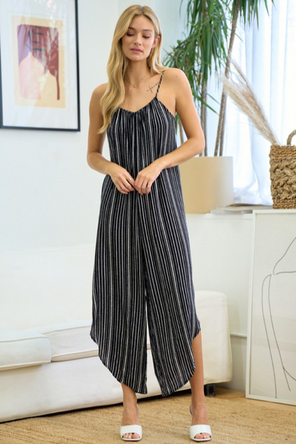 Striped Jumpsuit