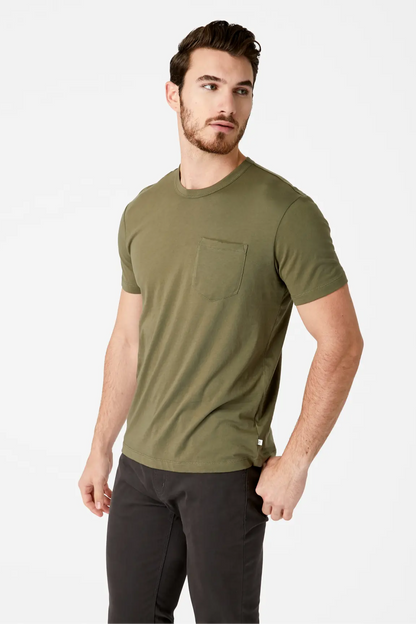 Anthology Supima Pocket T-Shirt - Basil