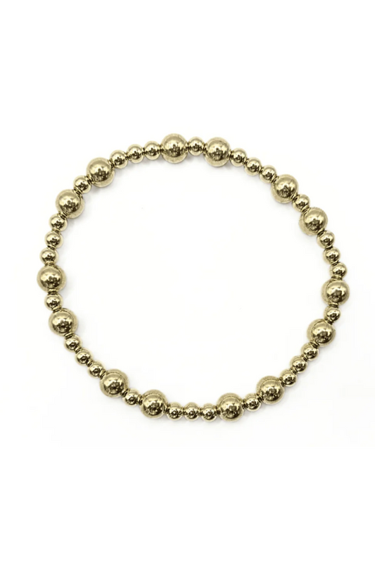 THE CHARLESTON COLLECTION 14K GOLD-FILLED 4mm6 BEADED BRACELETS $48.00