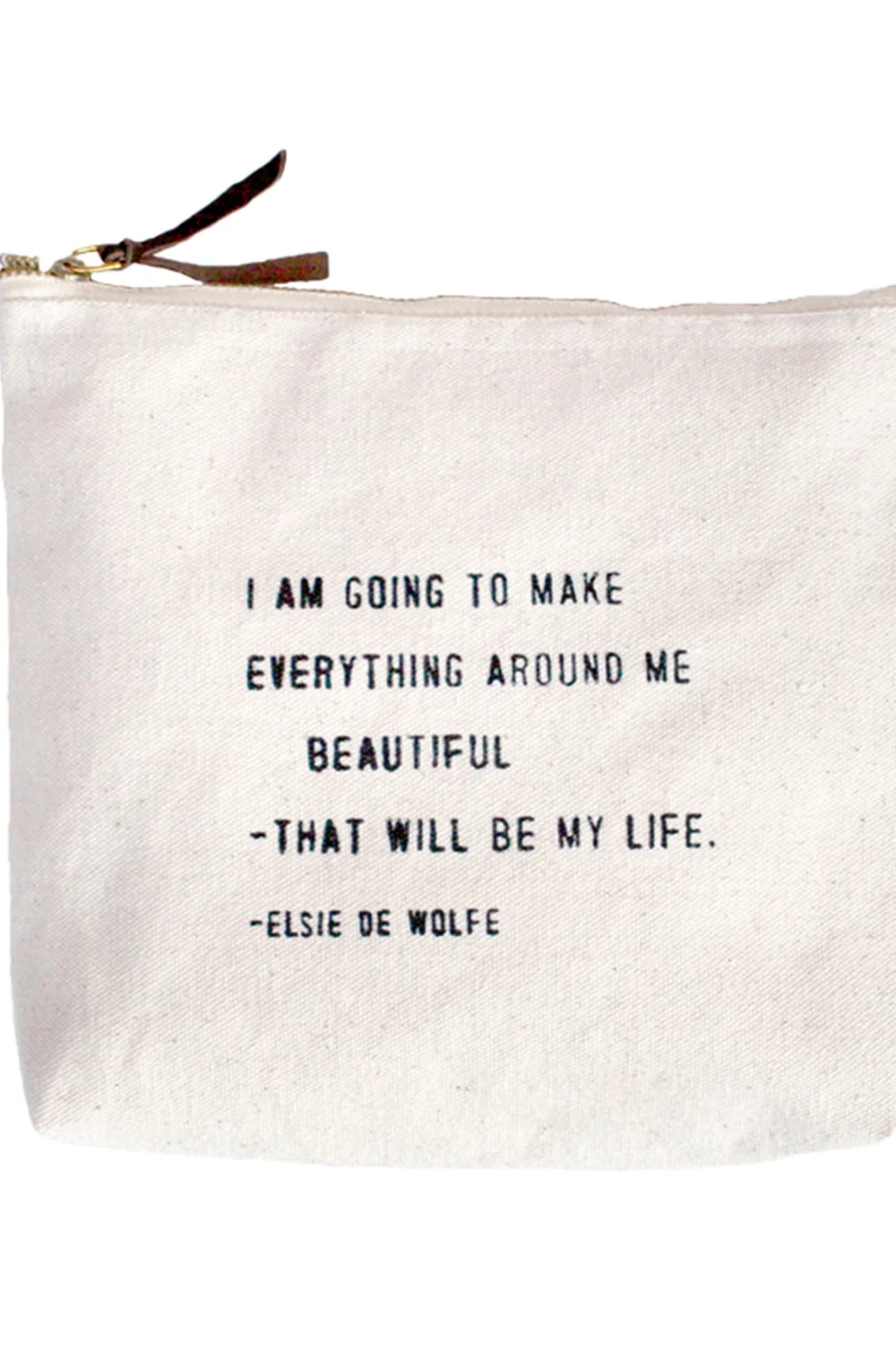 Canvas Zip Bag