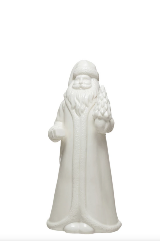 Stoneware Santa 10"