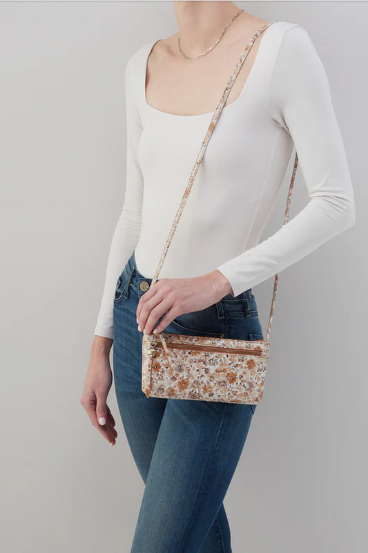 Cara Crossbody Sepia Print
