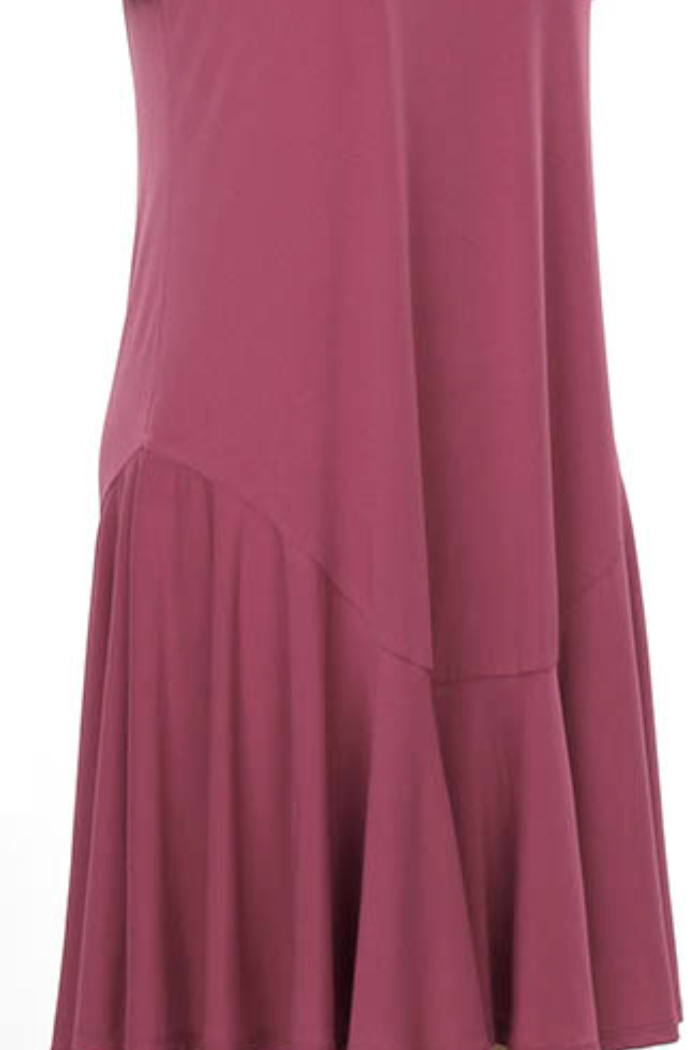 SS Ronin Solid Drape Neck Dress