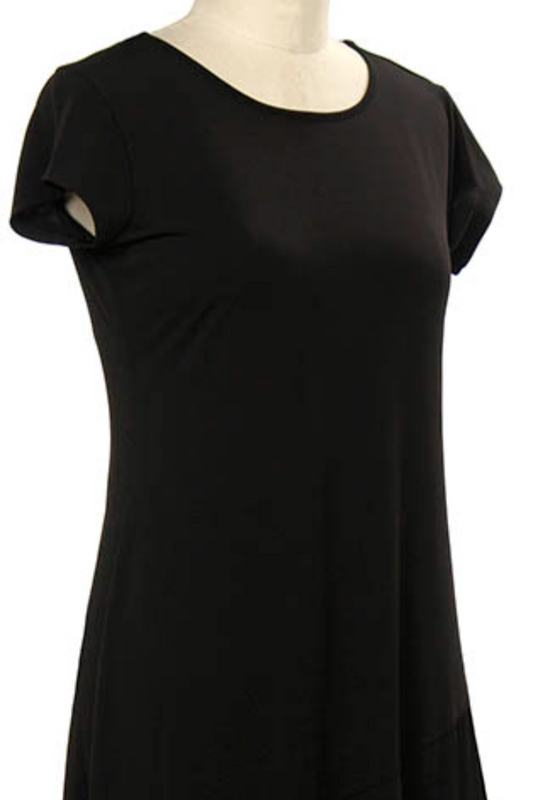 Cap Slv Solid Dress