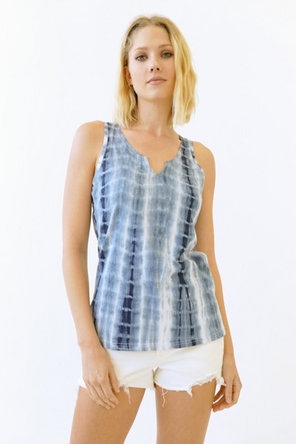 Tie Dye V Neck Tank
