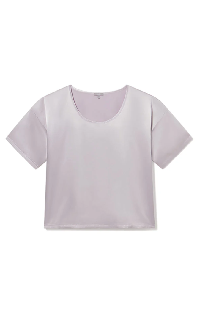 BRIE SATIN TEE