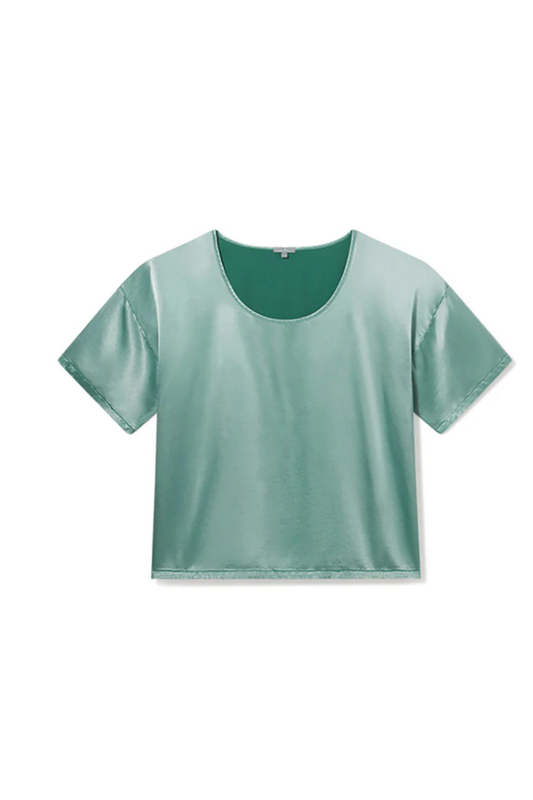 BRIE SATIN TEE