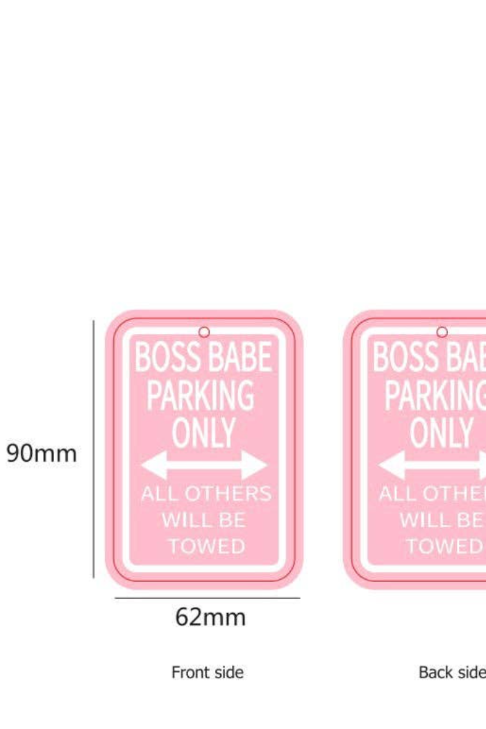 Boss Babe Parking Car Air Freshener