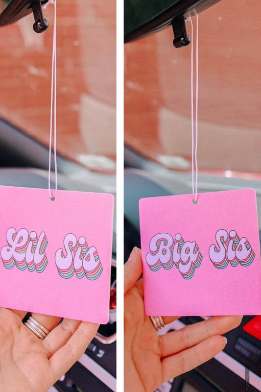 Big Sis Lil Sis Car Air Freshener