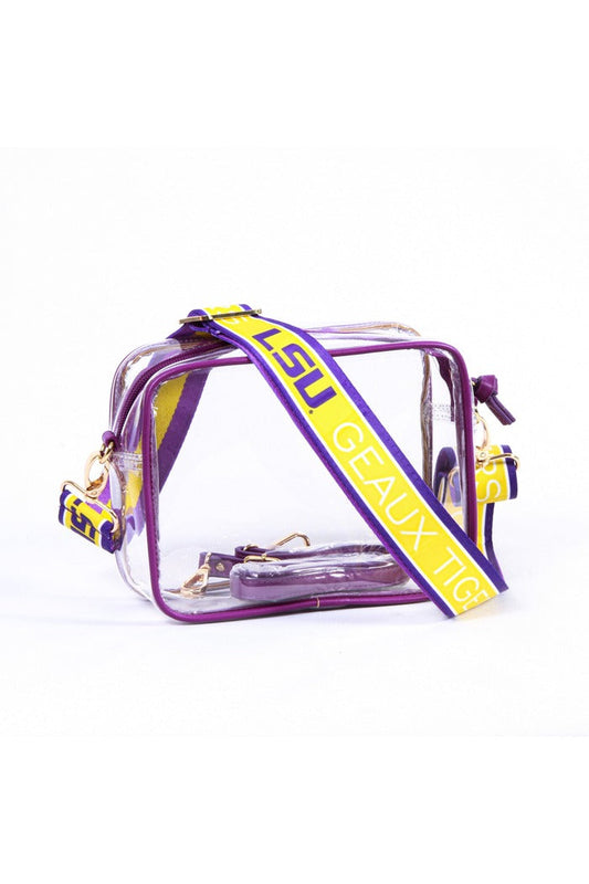 Bridget Clear Purse LSU