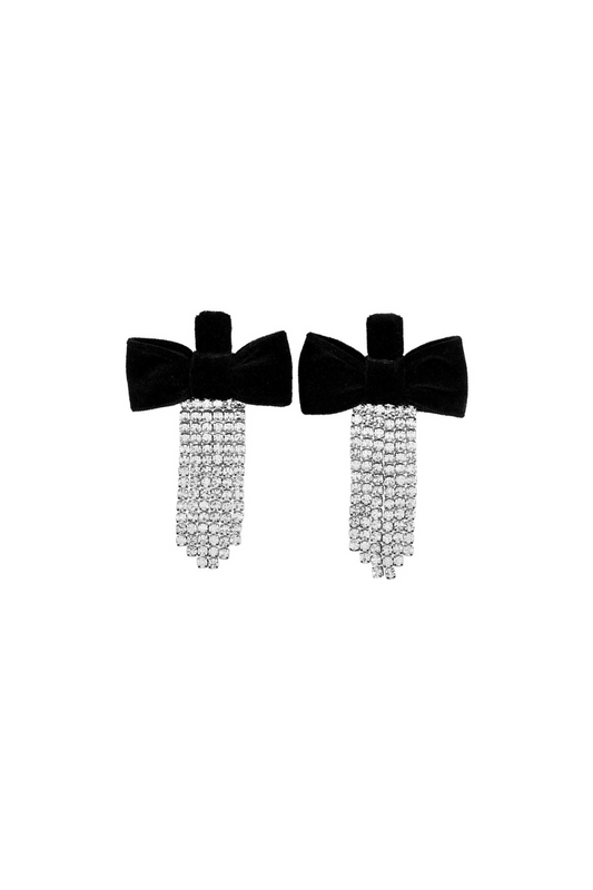 Velvet Bow Earrings