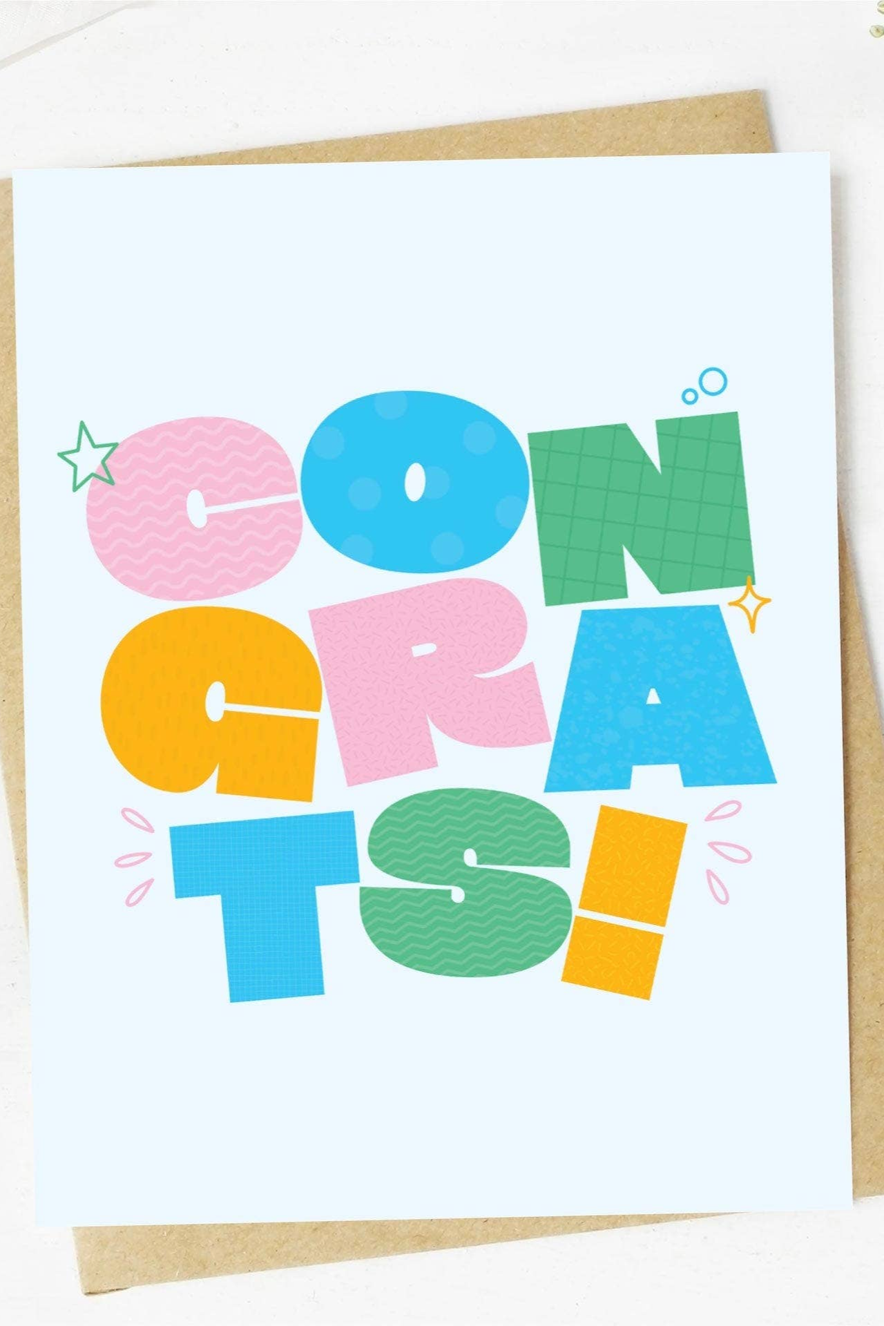 "CONGRATS!" Greeting Card