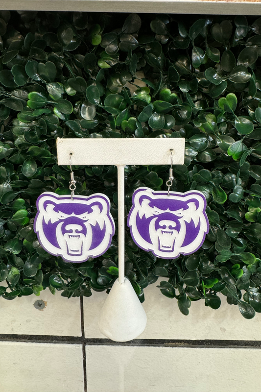 UCA Bears earrings