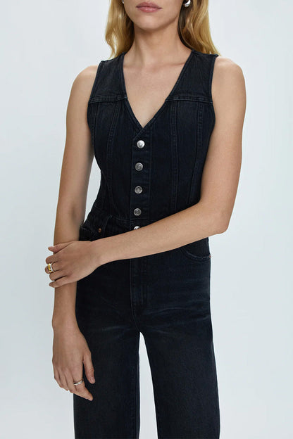 Aria Denim Jumpsuit