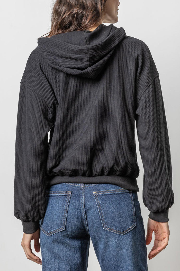 Button Front Hoodie