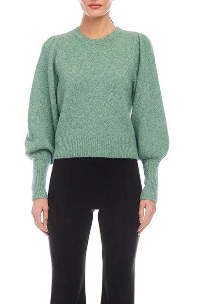 Shirred Sleeve Sweater