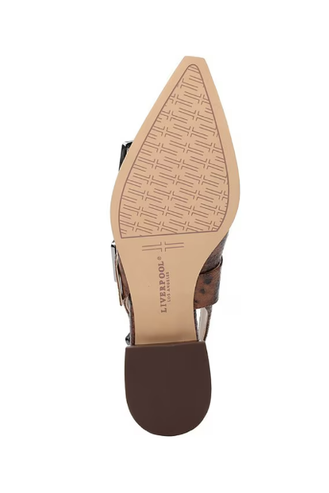 Villa Snake Embossed Leather Slingback