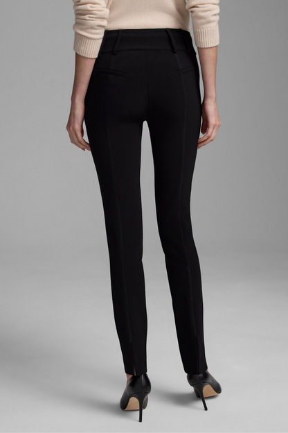 28" Knit Scuba Slim Pant - Caviar