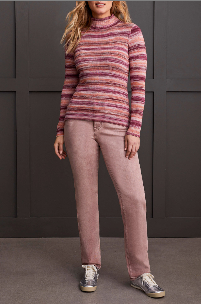 Turtleneck Sweater - Port Wine