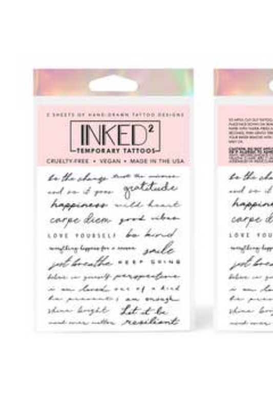 Temporary Tattoo Sheets