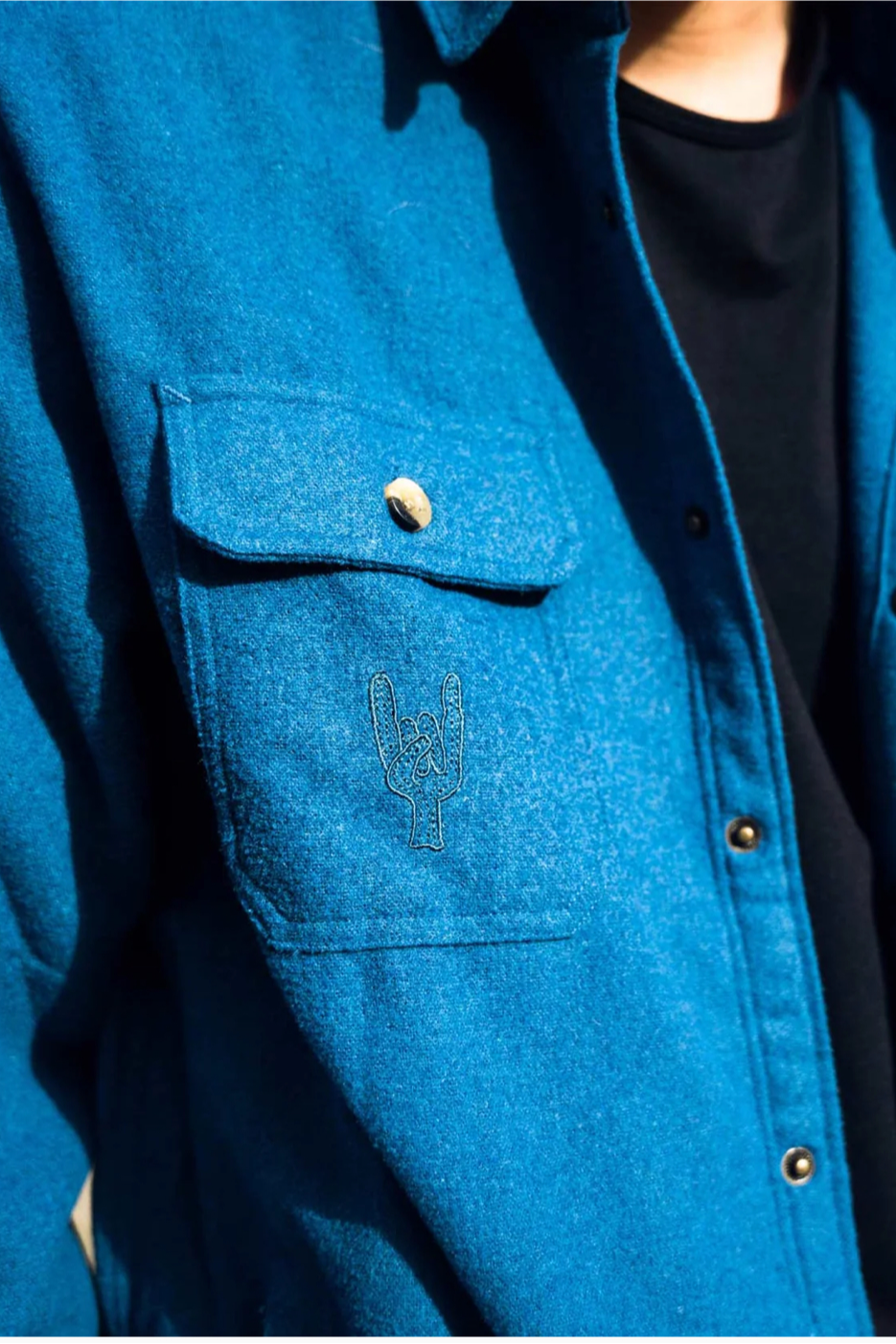 Snap Front Flannel Jacket - Gulf Coast