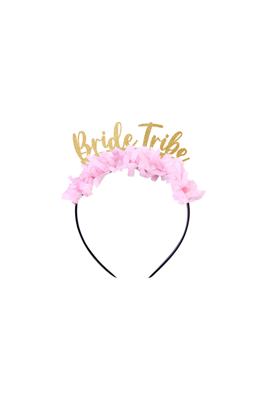 Bride Tribe Script Party Crown
