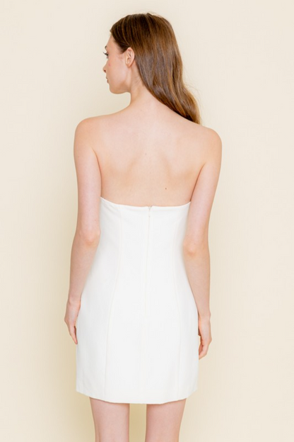 Strapless Sequin Top Dress