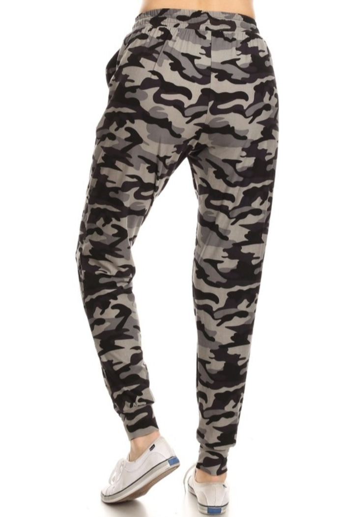 Army Print Joggers