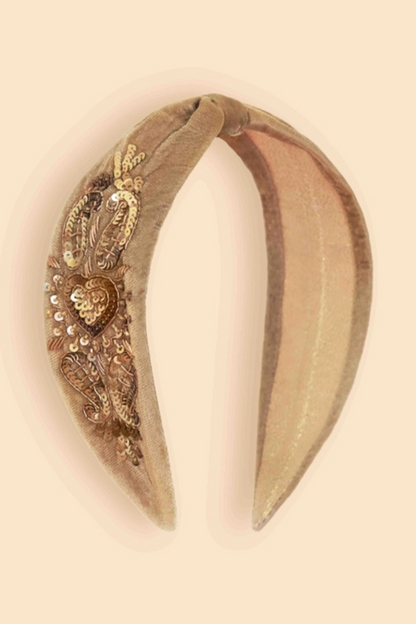 Velvet Embellished Headband