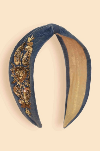 Velvet Embellished Headband