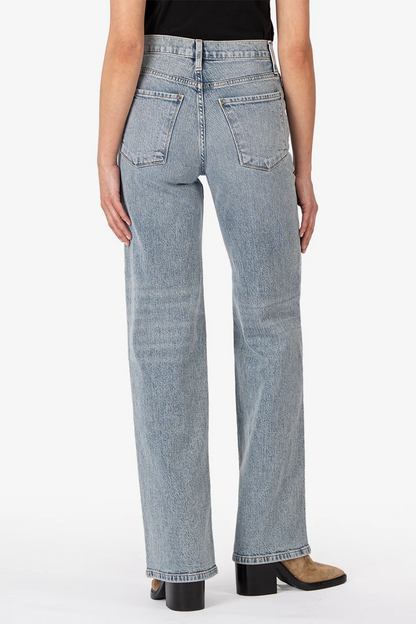 Sienna High Rise Wide Leg- Must w/ Medium Base Wash