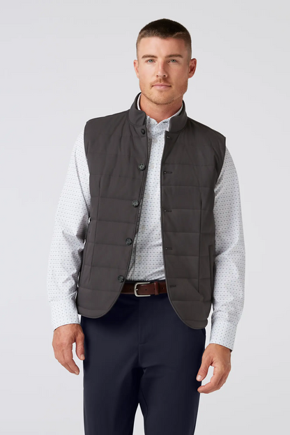 Aspen Vest - Pewter Solid