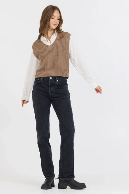 Two Fer Cropped Sweater