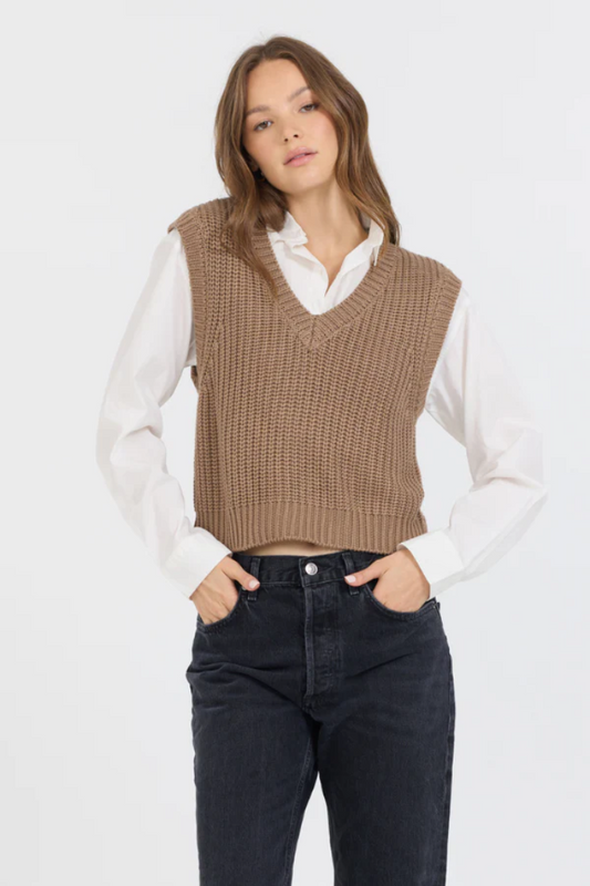 Two Fer Cropped Sweater