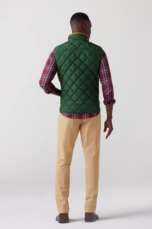 Belmot Vest - Spruce Solid