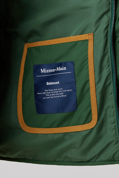Belmot Vest - Spruce Solid