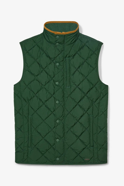 Belmot Vest - Spruce Solid