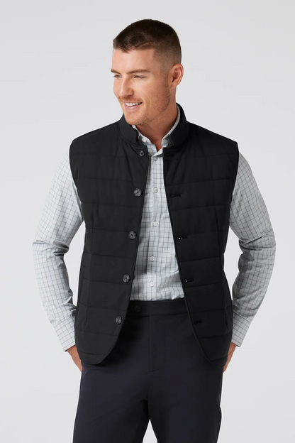 Aspen Vest - Black Solid