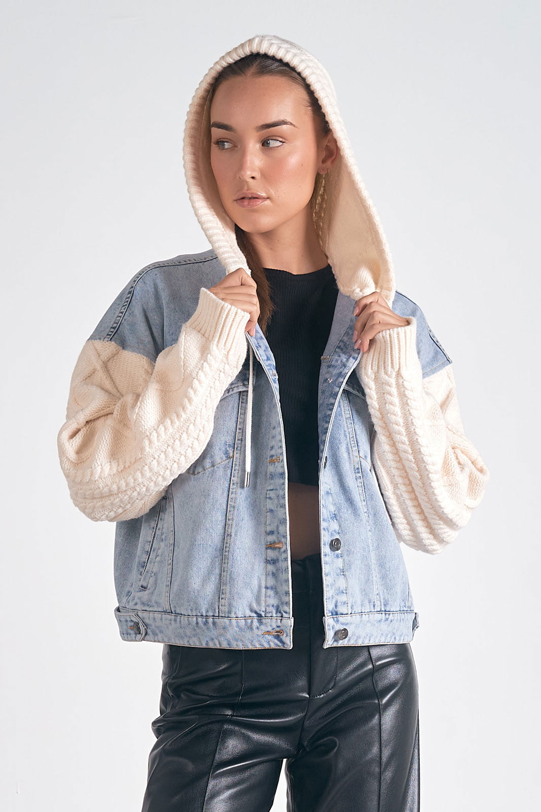 Sweater Sleeve Hoodie