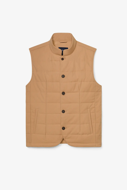 Aspen Vest - Beige Solid