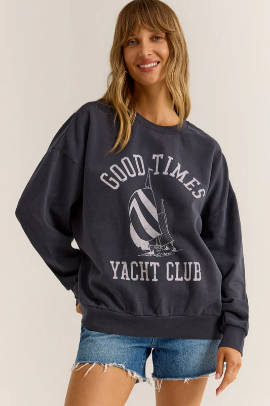 Yacht Club Sunday Sweatshirt