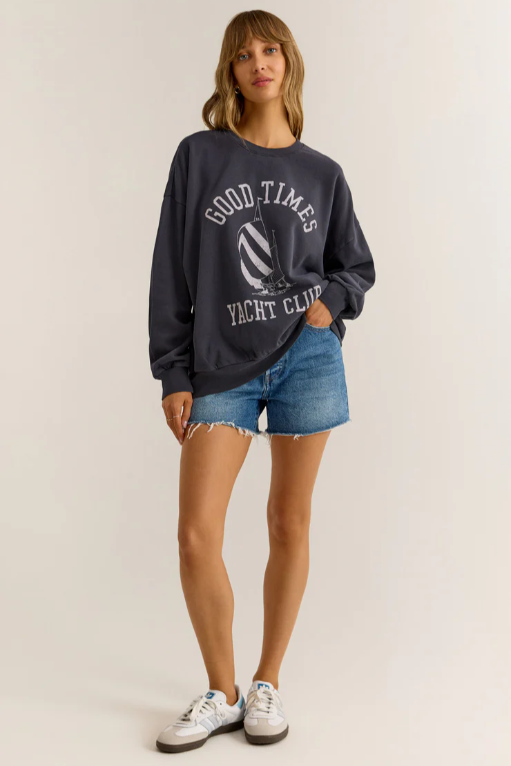 Yacht Club Sunday Sweatshirt