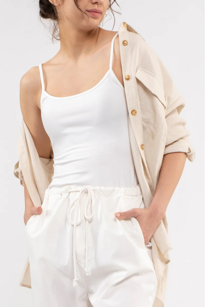 Solid Knit Camisole Tank Top
